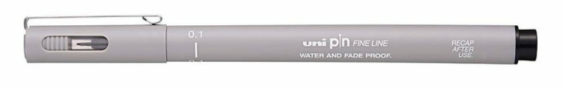 Liner UNI PIN - 0,1 mm, světle šedý UNI