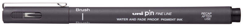 Liner UNI PINBR-200 liner štětcový tmavě šedý UNI