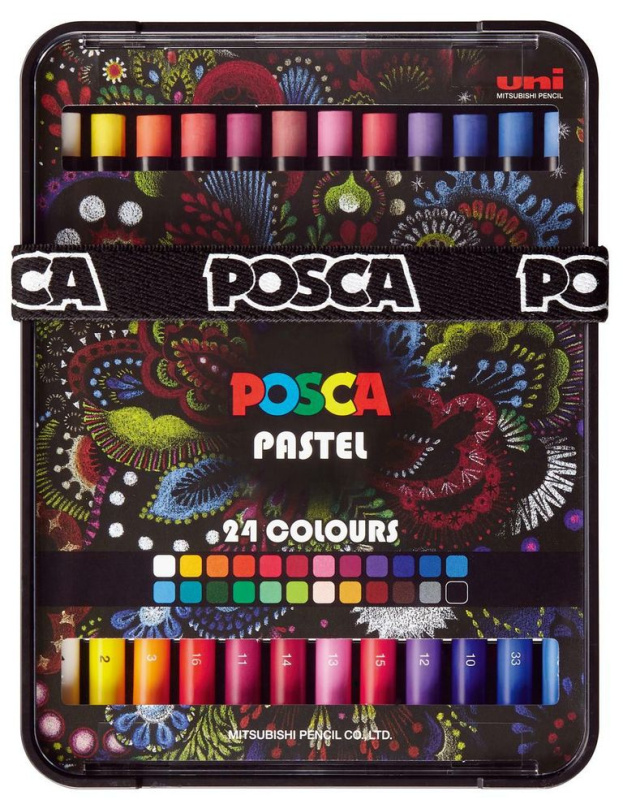 POSCA Sada voskových pastelů 24 ks OFFICE LINE spol. s r.o.