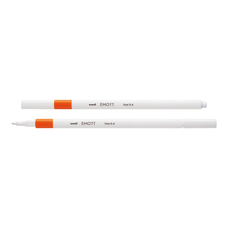 EMOTT fine liner, 0,4 mm, oranžový
