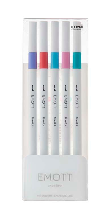EMOTT fine liner sada CANDY 5 ks