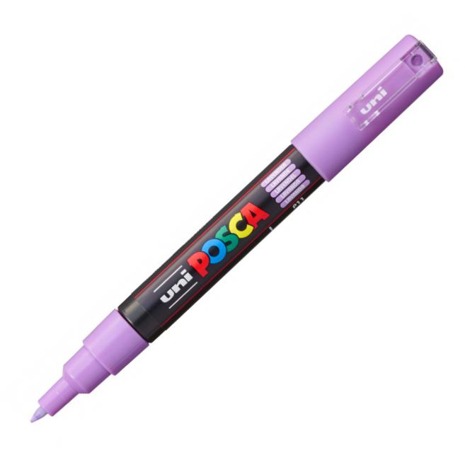 Posca akrylový popisovač PC-1M, 0,7 - 1 mm, levandulová