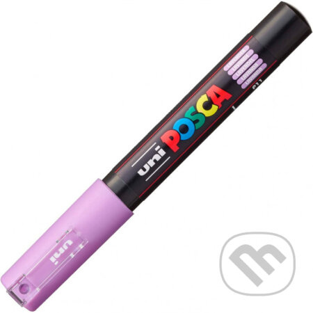 Posca akrylový popisovač PC-1M, 0,7 - 1 mm, levandulová