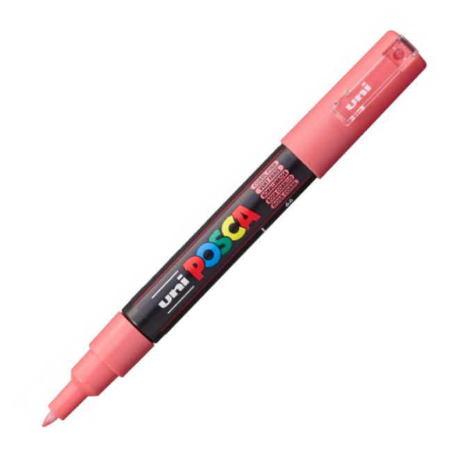 Posca akrylový popisovač PC-1M, 0,7 - 1 mm, korálově růžová