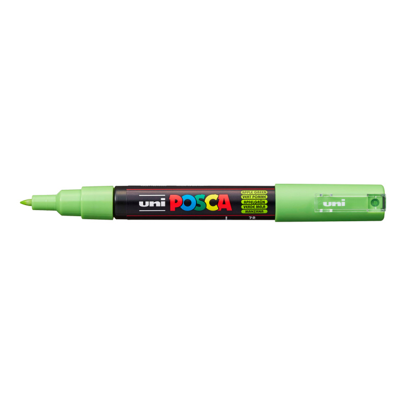 Posca akrylový popisovač PC-1M, 0,7 - 1 mm, zelené jablko (s extra tenkým hrotem)