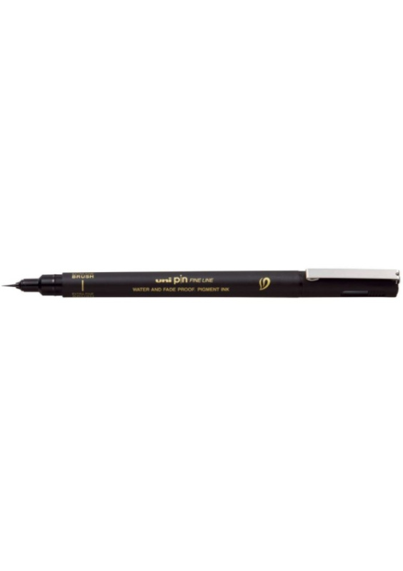 Liner UNI PIN BR-500 EF(S) extra fine liner štětcový černý UNI