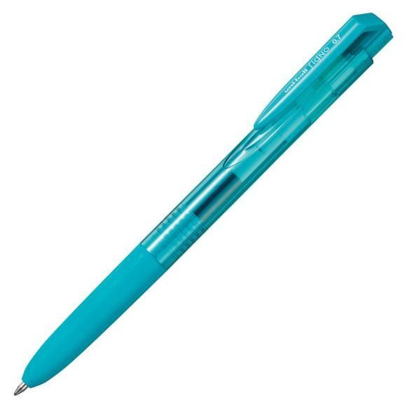 UNI Signo RT1 Gelový roller 0,7 mm - modrozelený