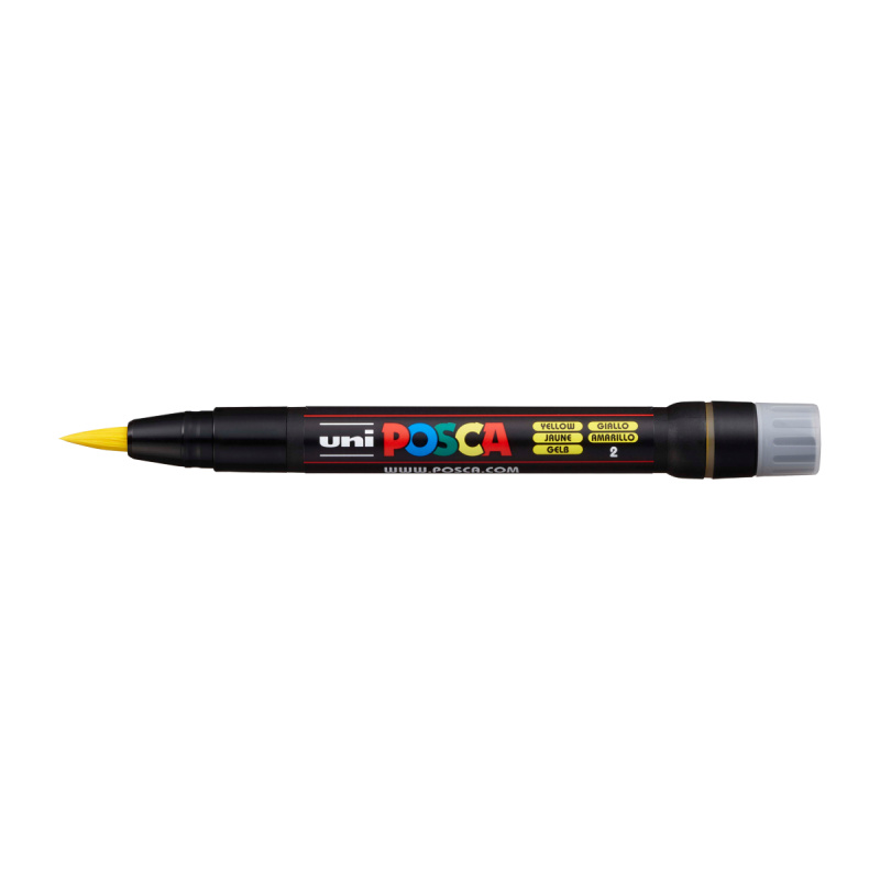 Posca štětcový popisovač - žlutý OFFICE LINE spol. s r.o.