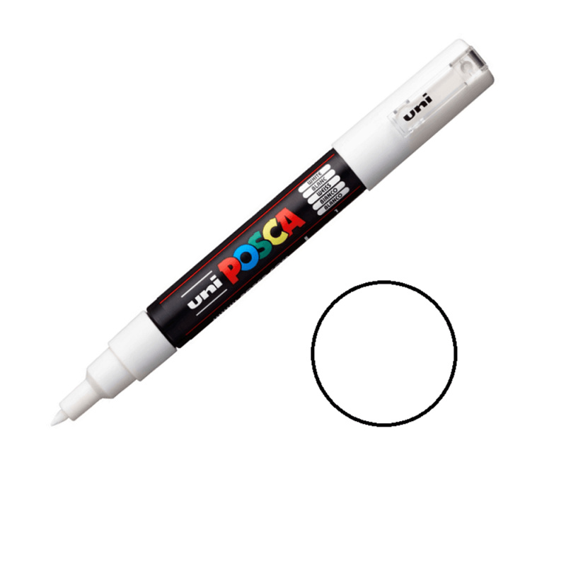 POSCA akrylový popisovač - bílý 0,7 - 1 mm OFFICE LINE spol. s r.o.