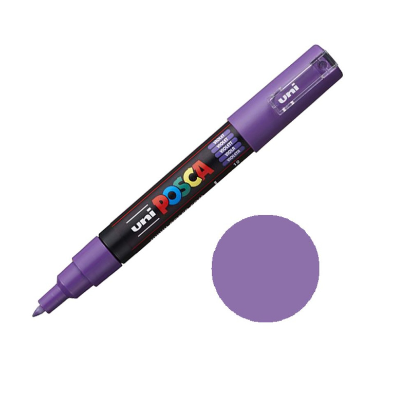 Posca Akrylový fix Posca PC-1M - VYBERTE ODSTÍN - Akrylový fix Posca PC-1M - fialový