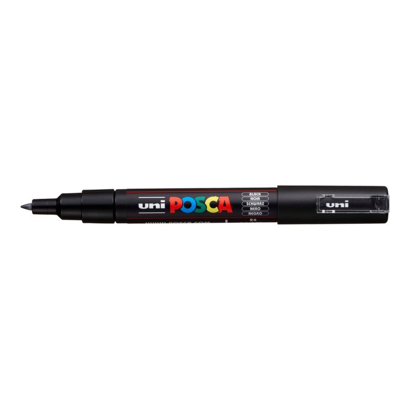 POSCA akrylový popisovač - černý 0,7 - 1 mm OFFICE LINE spol. s r.o.