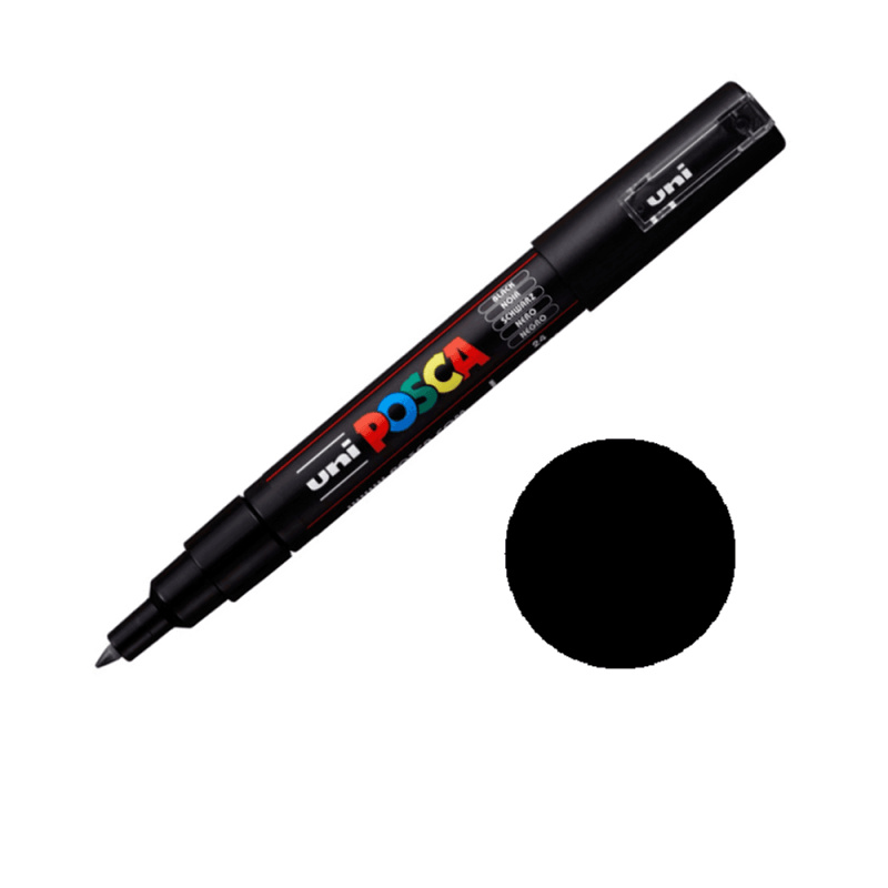 POSCA akrylový popisovač - černý 0,7 - 1 mm OFFICE LINE spol. s r.o.
