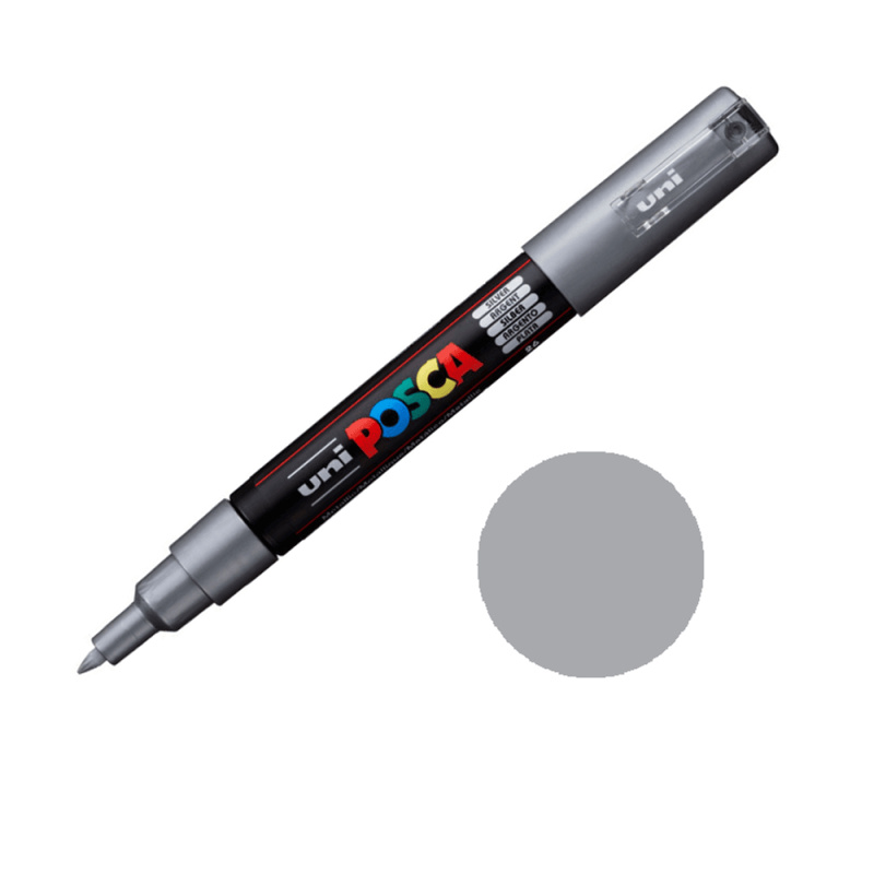 POSCA akrylový popisovač - stříbrný 0,7 - 1 mm OFFICE LINE spol. s r.o.