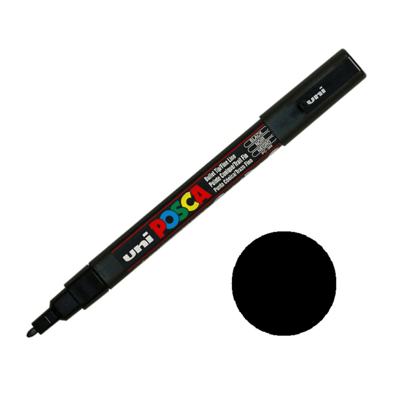 POSCA akrylový popisovač - černý 0,9 - 1,3 mm OFFICE LINE spol. s r.o.