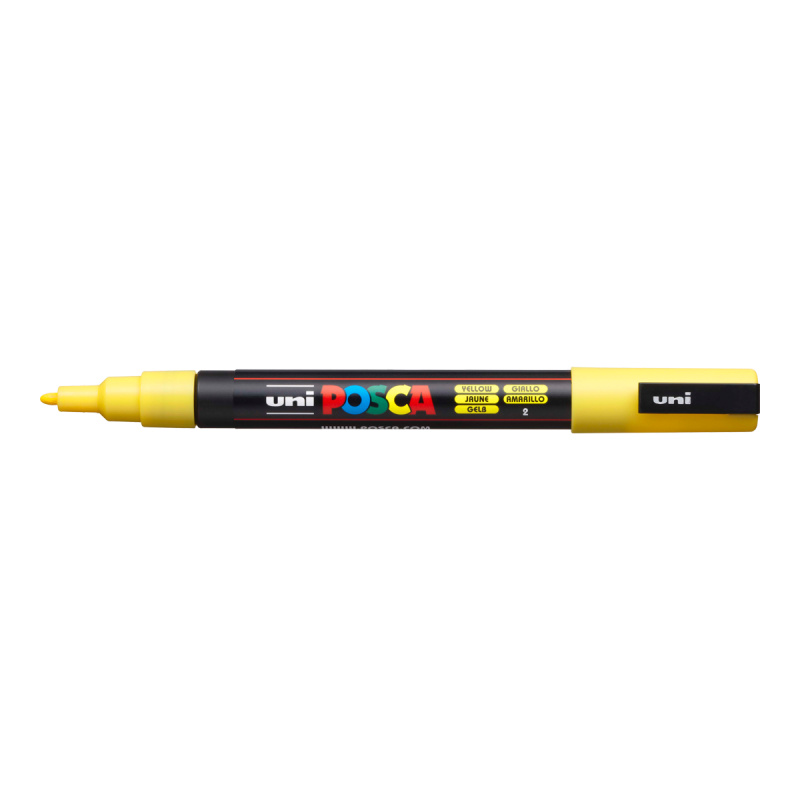 Posca Akrylový fix Posca PC-3M - VYBERTE ODSTÍN - Akrylový fix Posca PC-3M - žlutý
