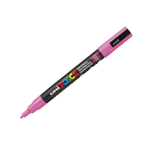 Posca Akrylový fix Posca PC-3M - VYBERTE ODSTÍN - Akrylový fix Posca PC-3M - růžový
