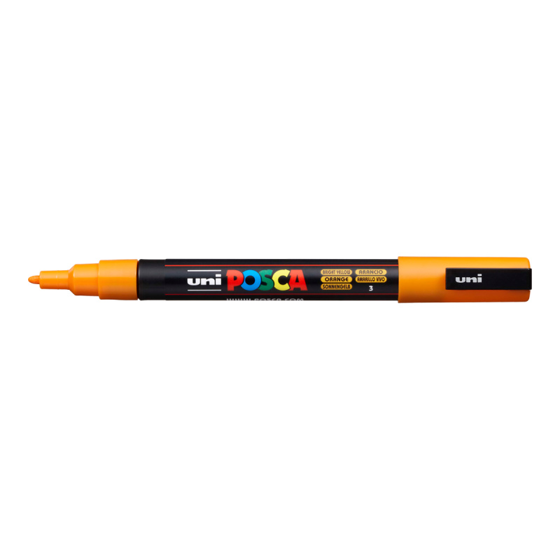 Akrylový popisovač POSCA, PC-3M, 0,9-1,3 mm, pomerančový
