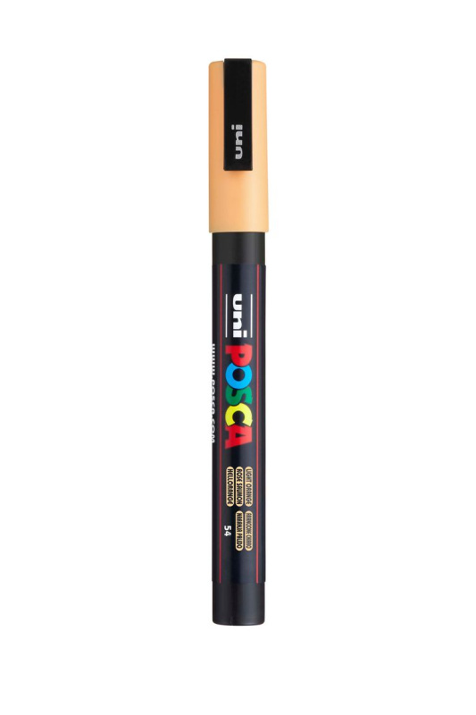Akrylový popisovač POSCA, PC-3M, 0,9-1,3 mm, sv. oranžový