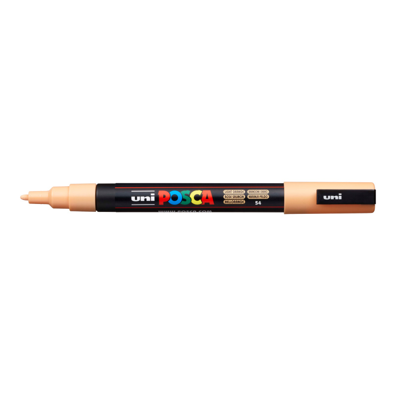 Akrylový popisovač POSCA, PC-3M, 0,9-1,3 mm, sv. oranžový