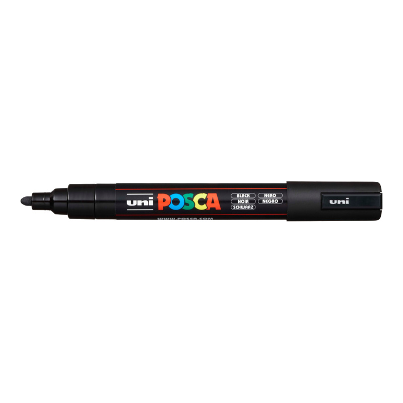 Posca Akrylový fix Posca PC-5M - VYBERTE ODSTÍN - Akrylový fix Posca PC-5M - černý