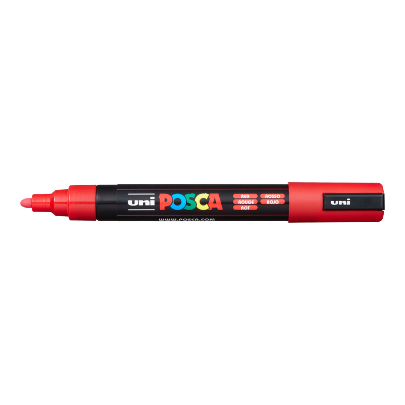 Posca Akrylový fix Posca PC-5M - VYBERTE ODSTÍN - Akrylový fix Posca PC-5M - červený