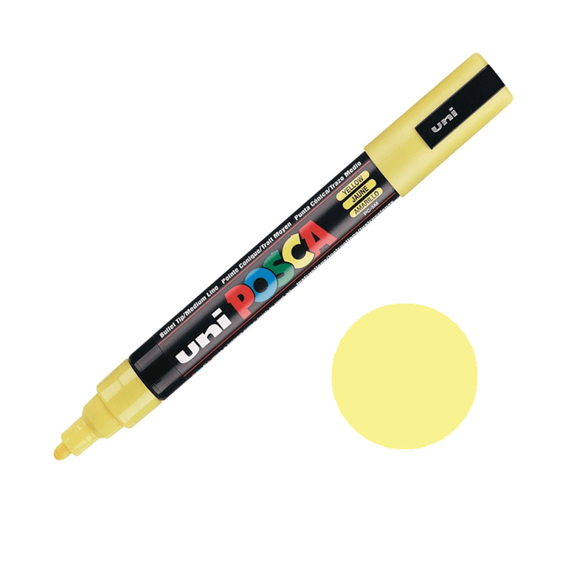 Posca Akrylový fix Posca PC-5M - VYBERTE ODSTÍN - Akrylový fix Posca PC-5M - žlutý
