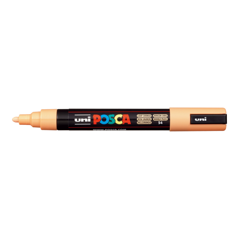 Akrylový popisovač POSCA, PC-5M, 2,5 mm, sv. oranžový