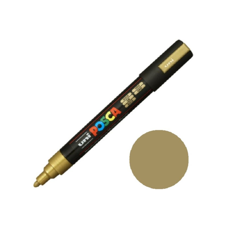 Posca Akrylový fix Posca PC-5M - VYBERTE ODSTÍN - Akrylový fix Posca PC-5M - zlatý