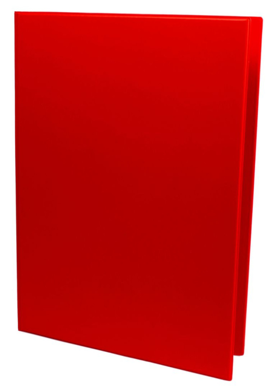 Desky na třídní knihy a výkazy - červené