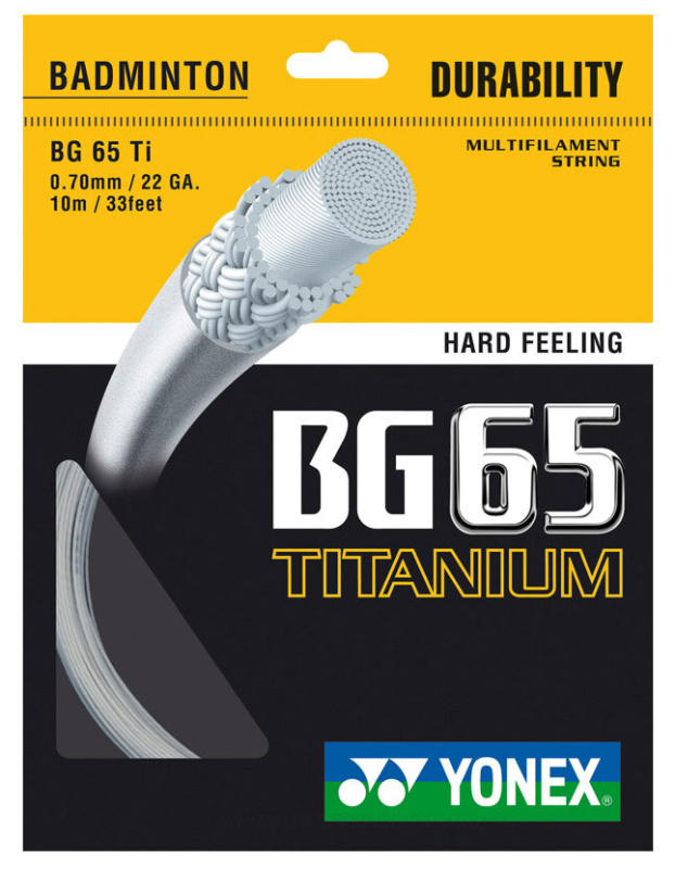 BG 65 Ti badmintonový výplet 10 m