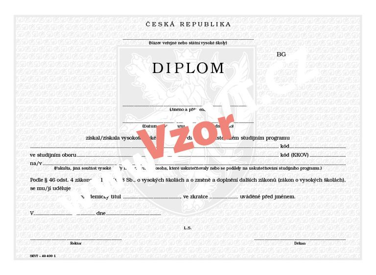 Diplom magisterský
