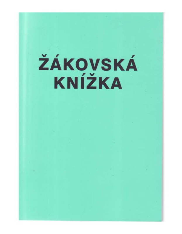 Žákovská knížka (pro žáky SOU) - laminové desky