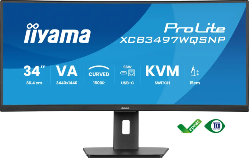 iiyama ProLite XCB3497WQSNP-B1 Černá