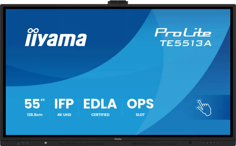 55" iiyama TE5513A-B2AG:IPS,4K,40P,EDLA