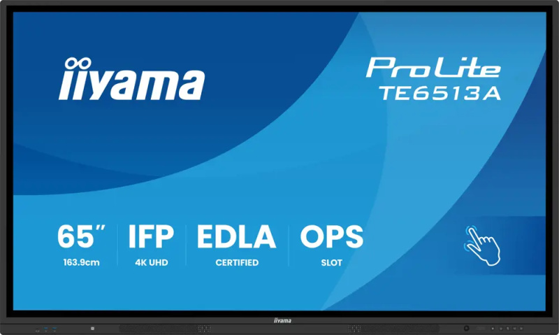 65" iiyama TE6513A-B2AG:IPS,4K,40P,EDLA