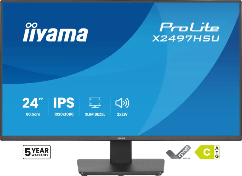 iiyama ProLite X2497HSU-B1 Černá