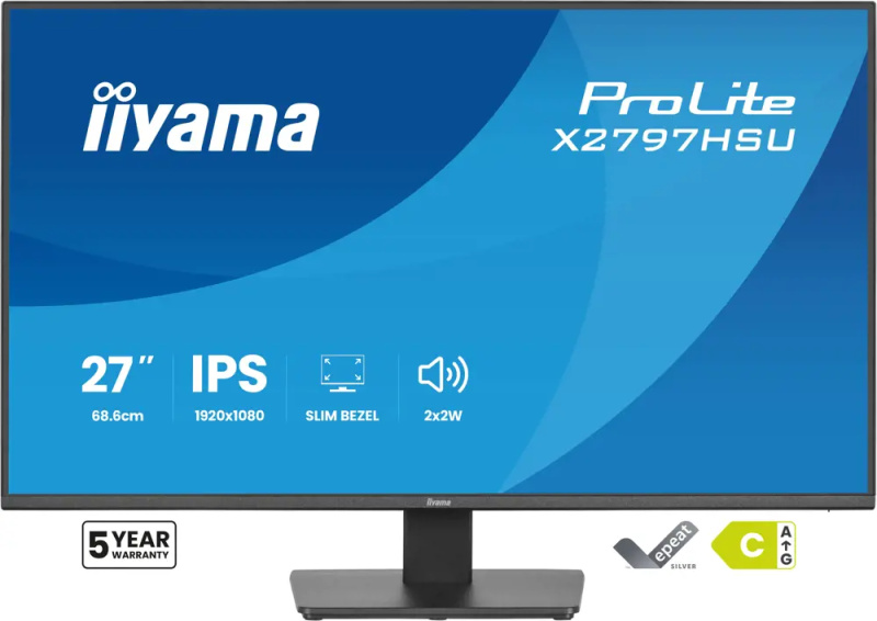 iiyama ProLite X2797HSU-B1 Černá
