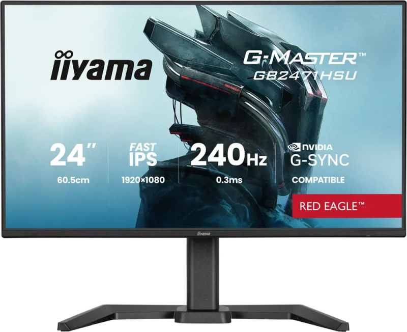 iiyama G-Master RedEagle GB2471HSU-B1 Černá