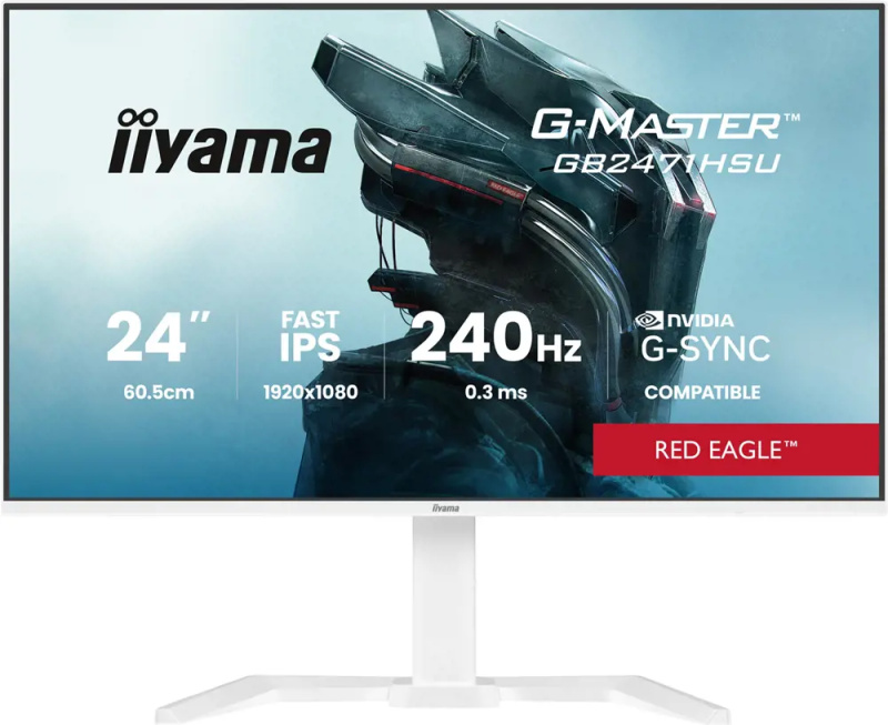 iiyama G-Master RedEagle GB2471HSU-W1 Bílá