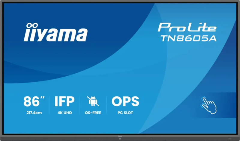 86" iiyama TN8605A-B1AG:IPS,4K,no Android