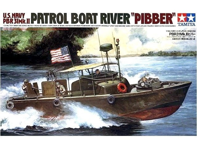 Tamiya Plastikový model lodě 35150 U.S. Navy PBR31 MK. II Pibber 1:35