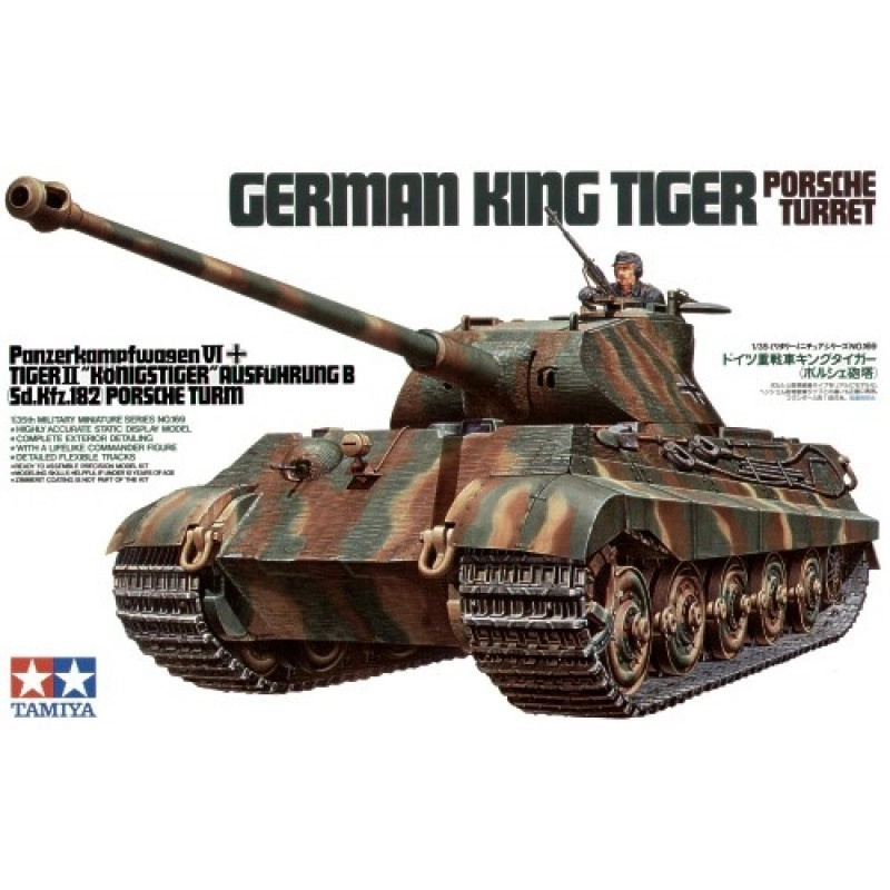 Tamiya Pz.Kpfw. VI King Tiger Porsche Turret 108/35169 1:35