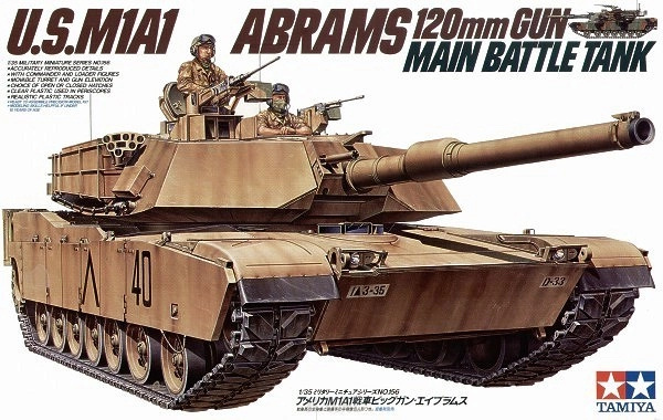 Tamiya 35156 M1A1 Abrams 120mm 1:35