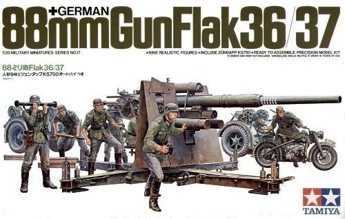 Tamiya 35017 88mm Gun Flak 36/37 1:35