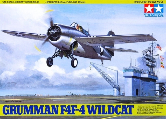 Tamiya Grumman F4F4 Wildcat 1:48
