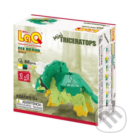 LLaQ stavebnice Dinosaur World mini Triceratops - hra z kategorie Stavebnice