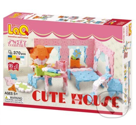 LaQ stavebnica Sweet Collection CUTE HOUSE - hra z kategorie Stavebnice