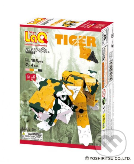 LaQ stavebnica Animal World Tiger - hra z kategorie Stavebnice