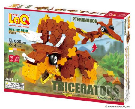 LaQ stavebnica Dinosaur World TRICERATOPS & PTERANODON - hra z kategorie Stavebnice
