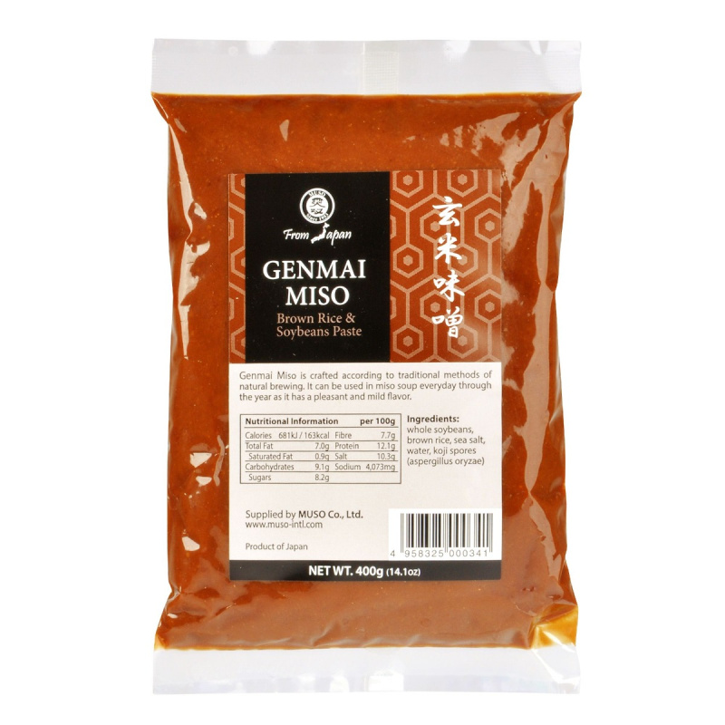 MUSO Miso genmai hnědá rýže 400 g